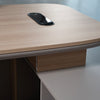 SEVANI Executive Desk Left Return 240cm - Oak