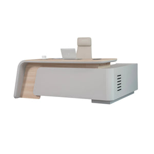 SEVANI Executive Desk Left Return 240cm - Oak