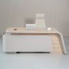 SEVANI Executive Desk Right Return 240cm - Oak