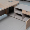 SEVANI Executive Desk Right Return 240cm - Oak