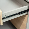 SEVANI Executive Desk Right Return 240cm - Oak