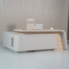 SEVANI Executive Desk Right Return 240cm - Oak