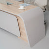 SEVANI Executive Desk Right Return 240cm - Oak