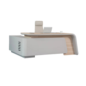 SEVANI Executive Desk Right Return 240cm - Oak