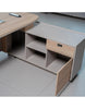 SEVANI Executive Desk Right Return 240cm - Oak