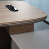 SEVANI Executive Desk Right Return 240cm - Oak