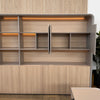 SEVANI Display Wall Unit - 240cm - Oak