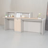 SEVANI Reception Desk 180cm - Left Counter - Oak