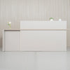 SEVANI Reception Desk 180cm - Left Counter - Oak