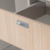 SEVANI Reception Desk 180cm - Left Counter - Oak
