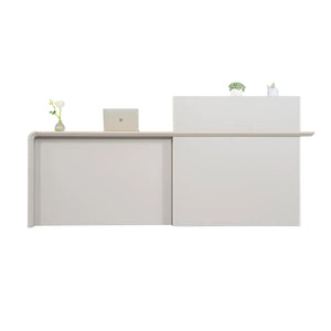 SEVANI Reception Desk 180cm - Left Counter - Oak