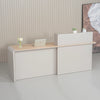 SEVANI  Reception Desk 240cm - Left Counter - Oak