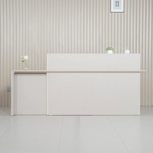 SEVANI Reception Desk 180cm - Left Counter - Oak