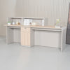 SEVANI  Reception Desk 240cm - Left Counter - Oak