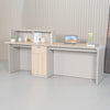 SEVANI  Reception Desk 240cm - Left Counter - Oak