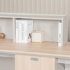 SEVANI Reception Desk 180cm - Left Counter - Oak