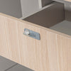SEVANI  Reception Desk 240cm - Left Counter - Oak