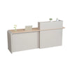 SEVANI  Reception Desk 240cm - Left Counter - Oak