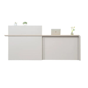 SEVANI Reception Desk 180cm - Right Counter - Oak