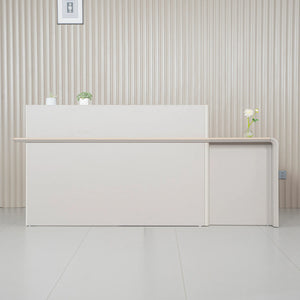 SEVANI Reception Desk 180cm - Right Counter - Oak