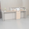 SEVANI Reception Desk 180cm - Right Counter - Oak