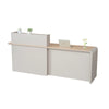 SEVANI Reception Desk 180cm - Right Counter - Oak