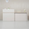 SEVANI Reception Desk 180cm - Right Counter - Oak