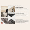 WOODFLEX  Flexible SOFT STONE PANEL - HIVE STONE White - 2700 x 600mm