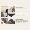 WOODFLEX FLEXIBLE SOFT STONE PANEL - RIPPLE BOARD Grey - SAMPLE