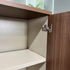ANDERSON Credenza Cabinet 160cm - Hazelnut & Beige