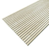 WOODFLEX Flexible Acoustic Wood Slat Wall Panel, Oak Veneer - 2700mm x 600mm - SLIM