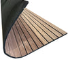 WOODFLEX Flexible Acoustic Wood Slat Wall Panel, Walnut Veneer - 2700mm x 600mm - SLIM