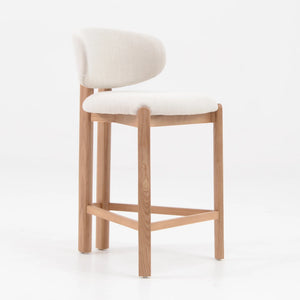 BERLY Counter Stool - Oak & Natural