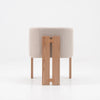 TANAKA Dining Arm Chair - Cream & Oak