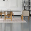TANAKA Dining Arm Chair - Cream & Oak