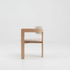 JALEN Dining Arm Chair - Cream & Natural