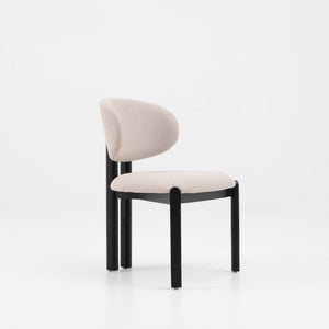 BERLY Dining Chair - Black & Natural