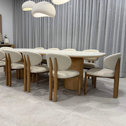 BERLY Dining Chair - Oak & Natural