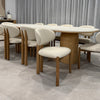 BERLY Dining Chair - White & Oak