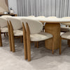 BERLY Dining Chair - White & Oak