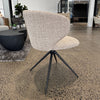 LOLA Swivel Dining Chair - Beige