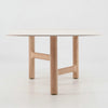 ZANDY Dining Table 250cm - White & Natural