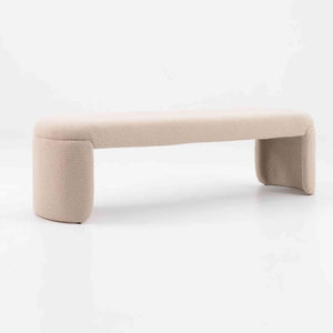 DETTA 2 Seater Bench 160cm  - Cream