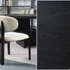 BERLY Dining Chair - Black & Natural