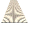 WOODFLEX Flexible Acoustic Wood Slat Wall Panel, Oak Veneer - 2700mm x 600mm - SLIM