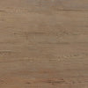 DEWITT Reception Desk 2.4M - Tobacco & Dark Concrete