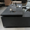 DAXTON Executive Desk with Left Return with Lift 200cm - Black