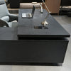 DAXTON Executive Desk with Right Return with Lift 200cm - Black