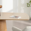 BOLTON Ceramic Dining Table 1.8M - Travertine & Oak