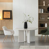 RILEY Round  Dining Table 1.2M - White